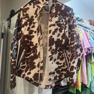 Ariat Women's Cow Print Ski Jacket
